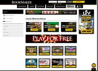 Bookmaker Website Screenshot